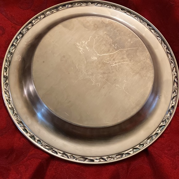Silver serving tray, WM A Roger’s Meadowbrook pattern - Picture 5 of 6